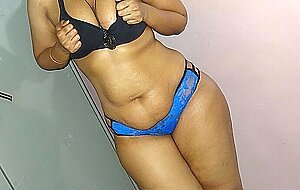 Chubby Desi Solo Girl Releases Her Tits Bbw, Chubby, Indian, Lingerie, Thick